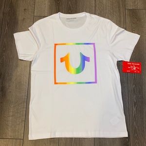 True Religion Men’s Tee White Large